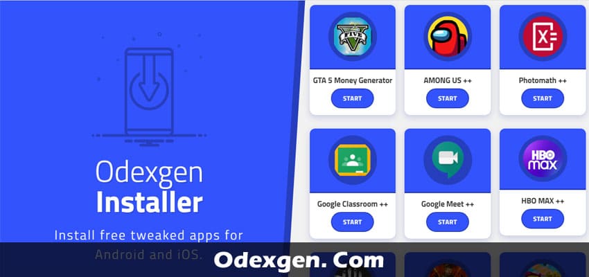 Odexgen Com [April 2022] – Install Tweaked Apps & Games!